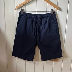 Banana Republic Factory Men's Navy Elastic-Waist Deck Shorts